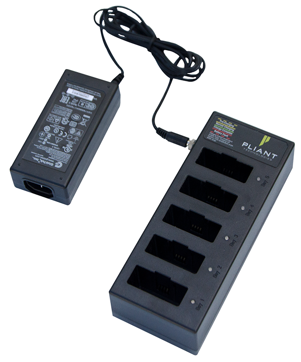 5-bay Battery Charger for Li-Poly Batteries